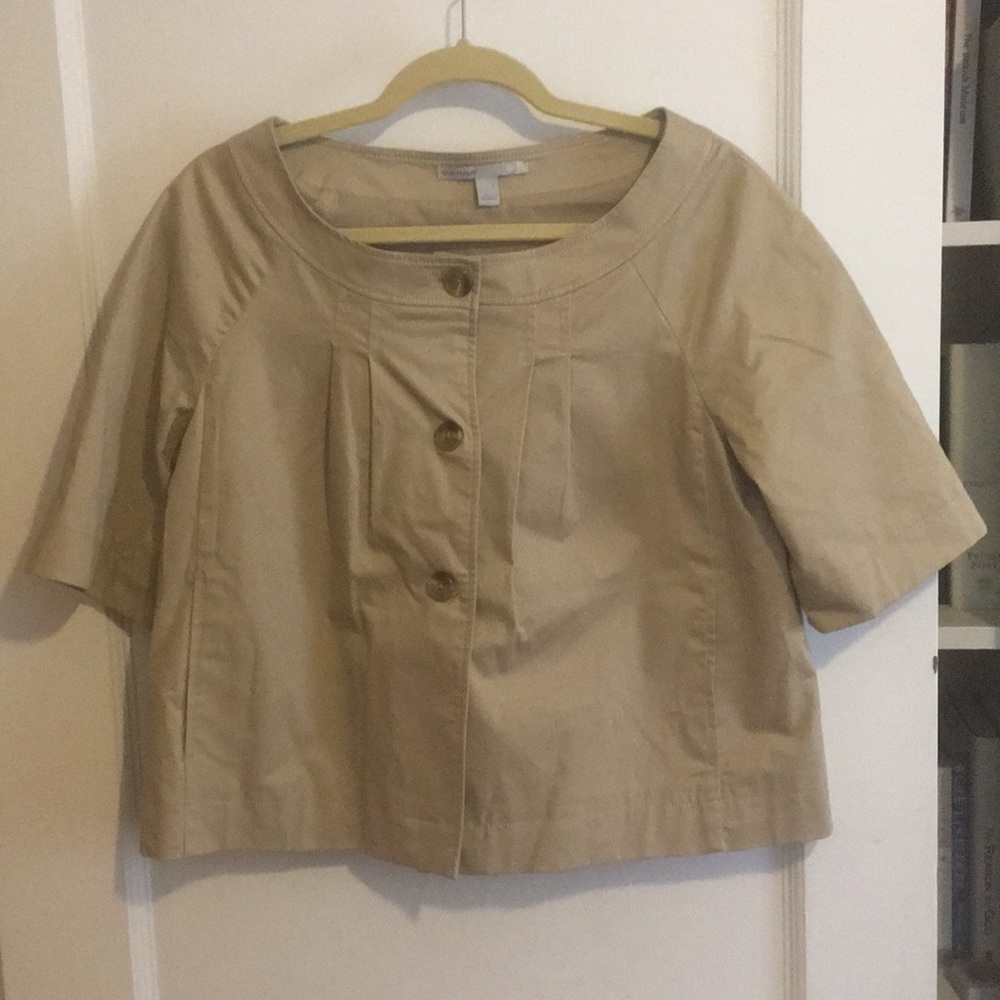 Khaki swing jacket